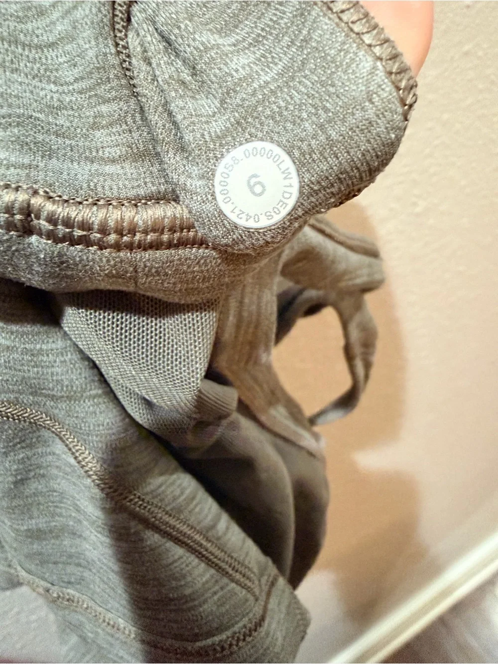 Lululemon Size 6 Heather Gray Longline Sports Bra Tank